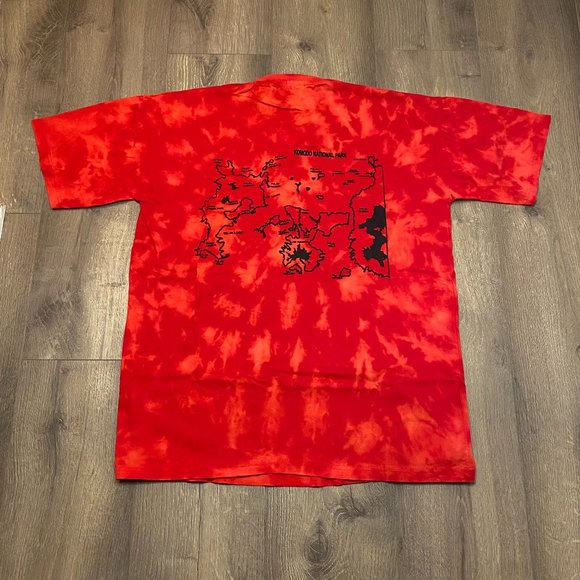 Komodo National Park Bleach Dye T-Shirt - Picture 2 of 2